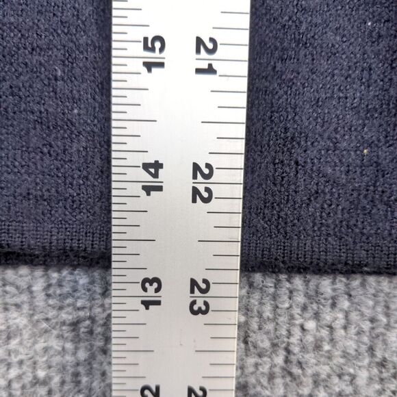 Franco Callegari Women's Button Front Knit Cardigan Sweater Blue Medium Merino - Picture 11 of 12